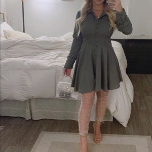 Long Sleeve Skater Dress